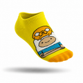 Kheyoot™ Kids Finn and Jake Yellow Sock Free Size
