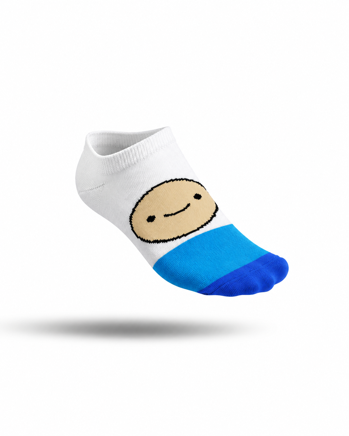 Kheyoot™ Kids Finn White Blue Sock Free Size