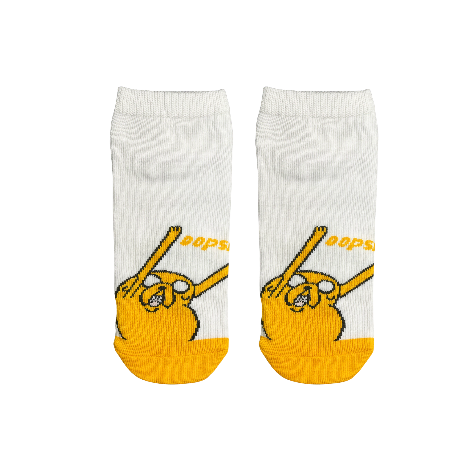 Kheyoot™ Kids Jake White Yellow Sock Free Size
