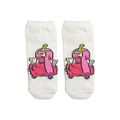 Kheyoot™ Kids Princess Bubblegum White Sock Free Size