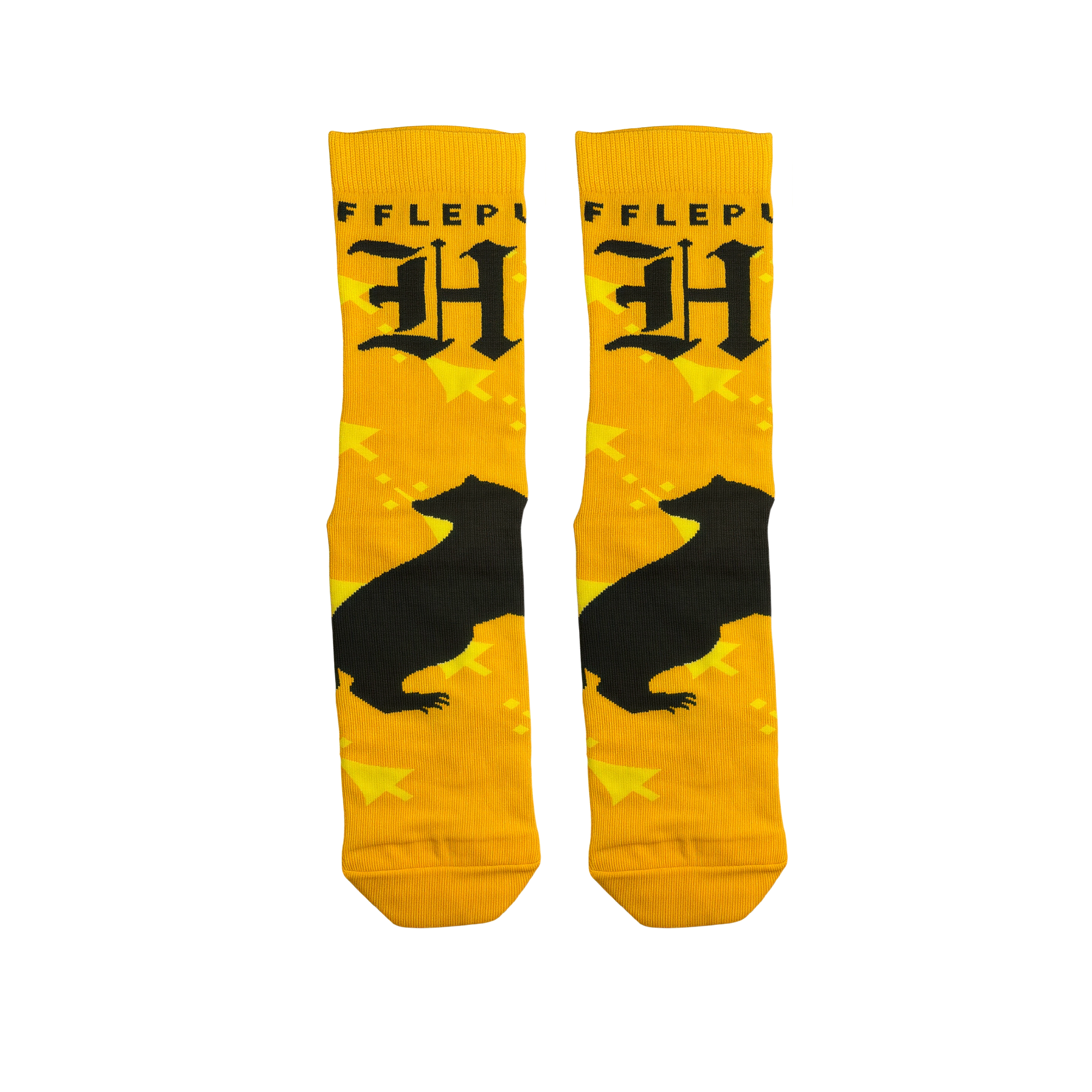 Kheyoot™ Unisex Hufflepuff Yellow Sock Free Size