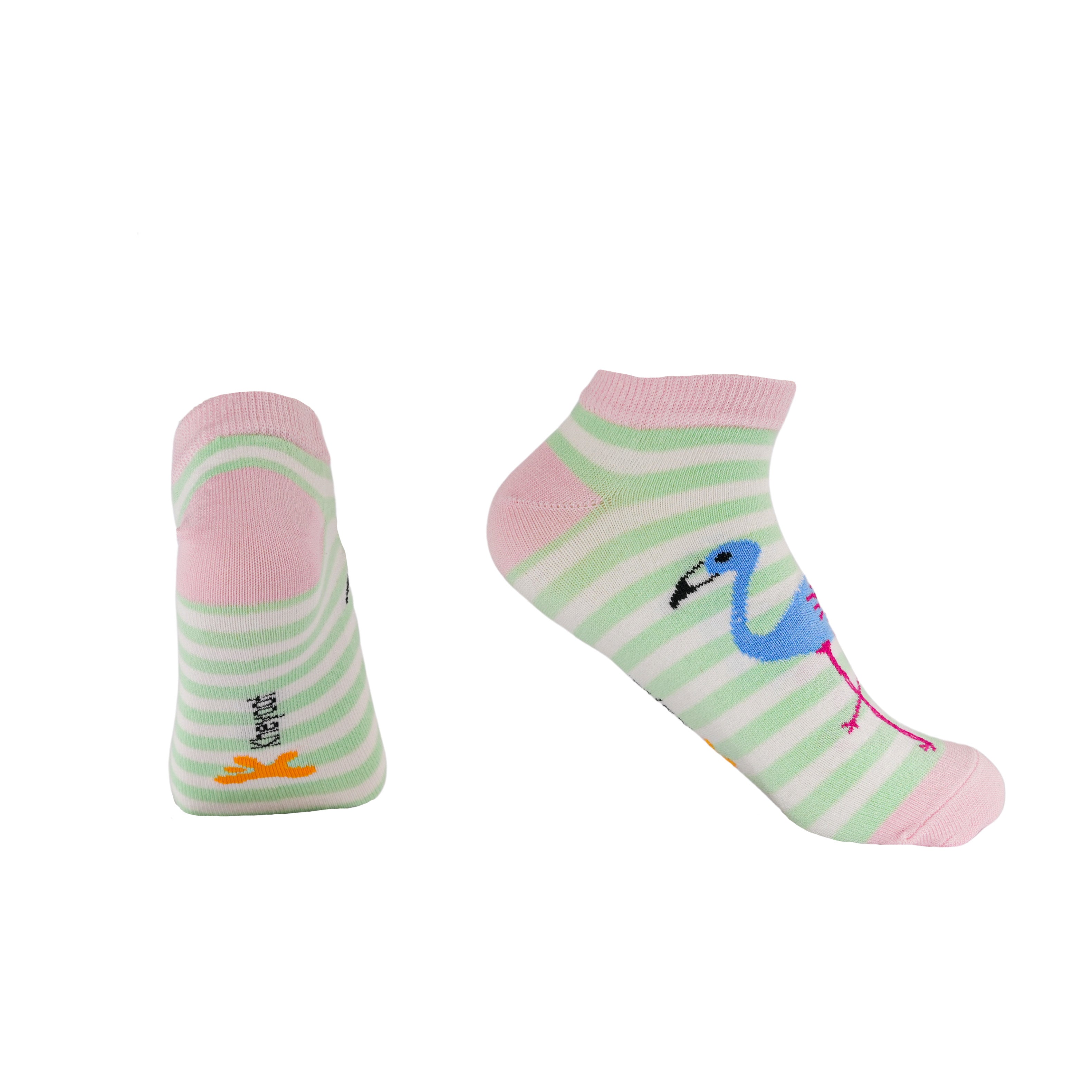 Kheyoot™ Women's flamingo Print No Show Socks