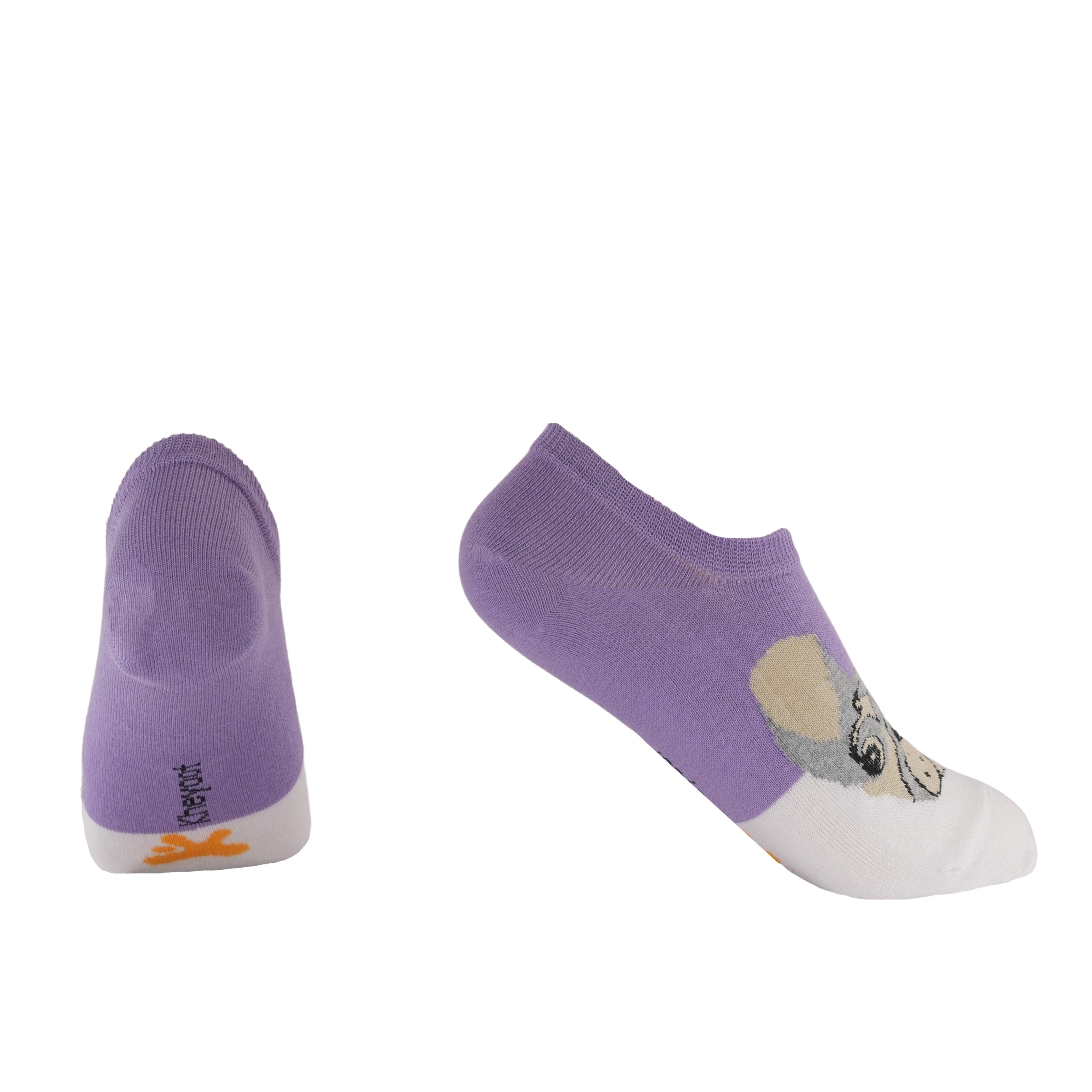 Kheyoot™ Women's Animal dog Face No-Show Socks