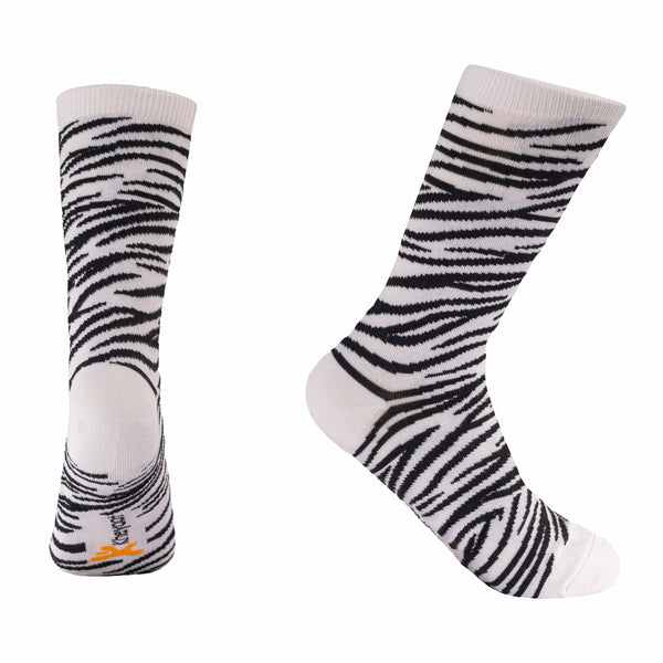 Kheyoot™ zebra Print Free-Size Socks