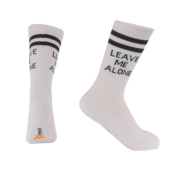 Kheyoot™ Free Size Socks Leave Me Alone Print