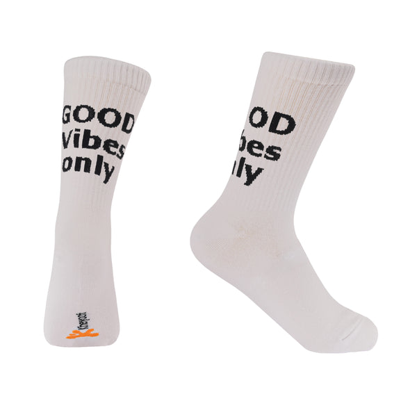 Kheyoot™ Free Size Good Vibes Only Print Socks