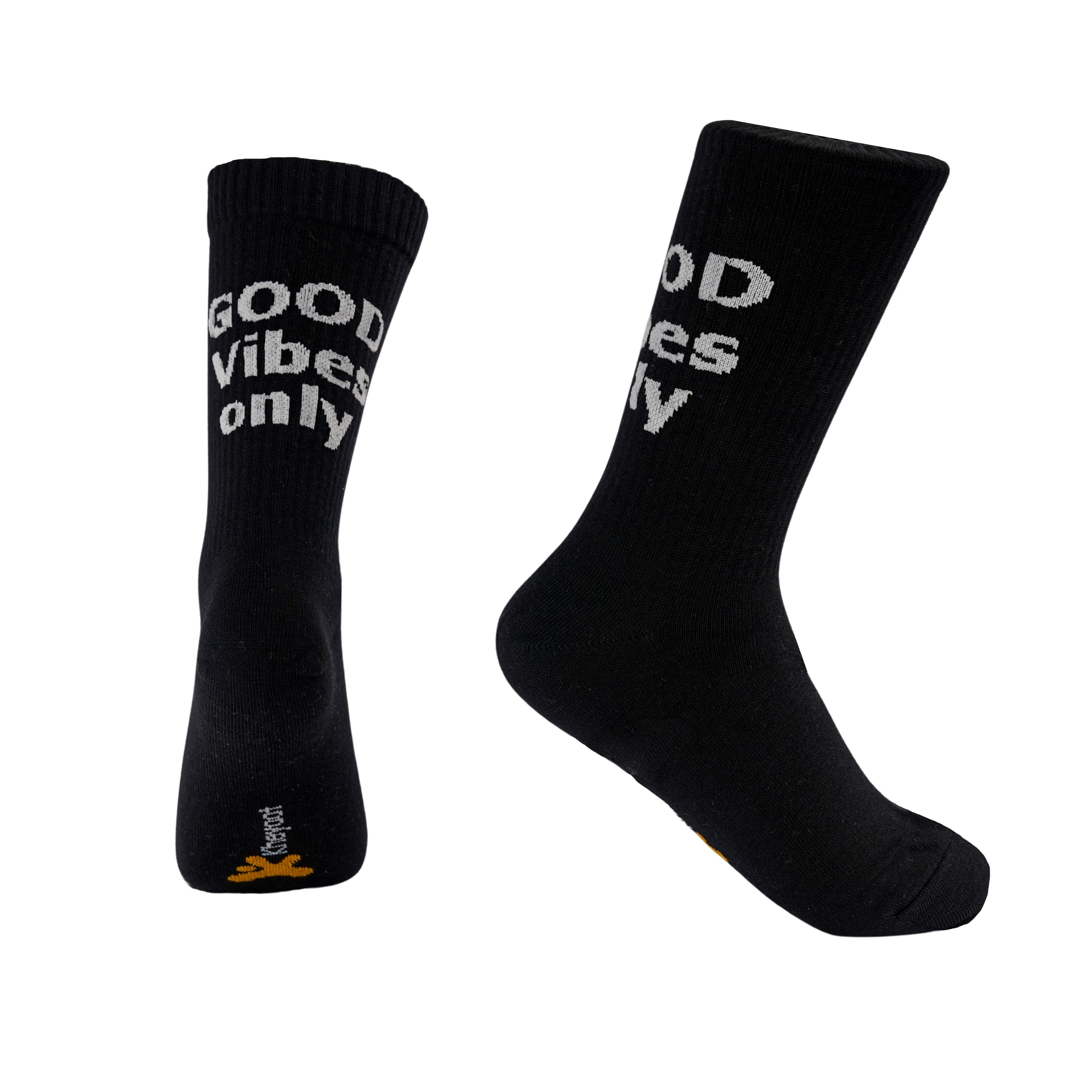 Kheyoot™ Free Size Good Vibes Only Print Socks