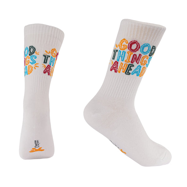 Kheyoot™ Free Size Good Things Ahead Print Socks
