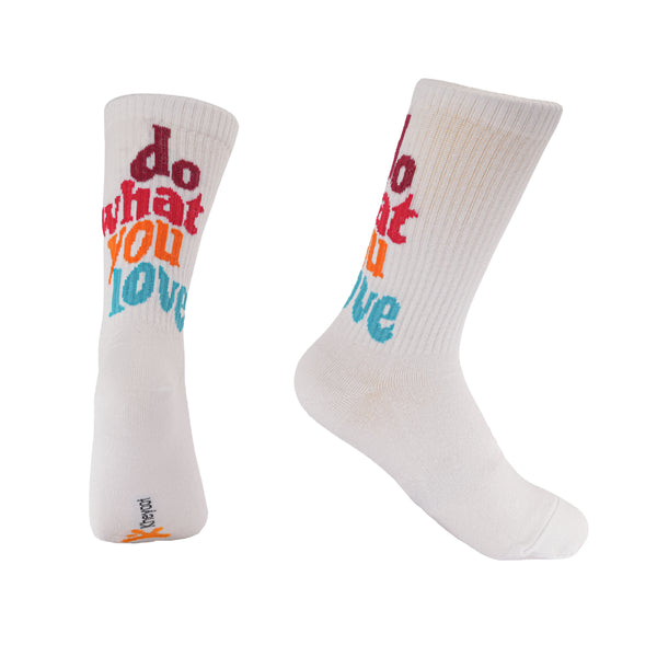 Kheyoot™ Free Size Do What You Love Print Socks