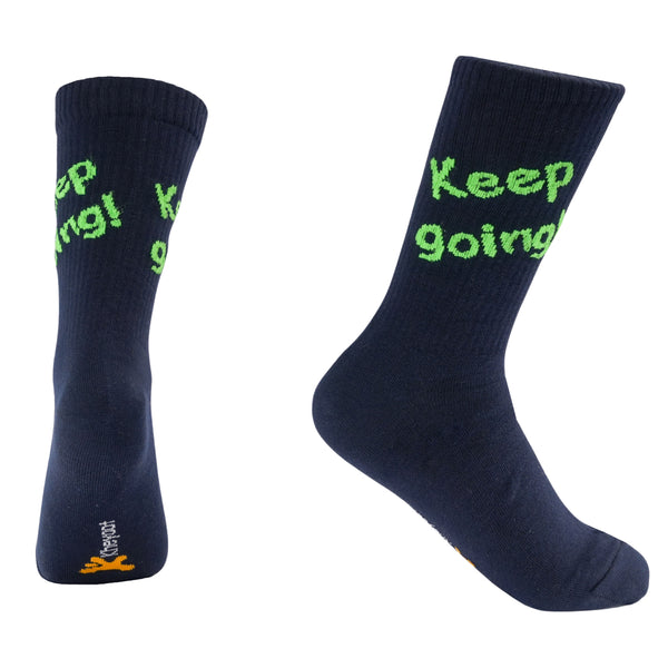 Kheyoot™ Free Size Socks Keep Going Print