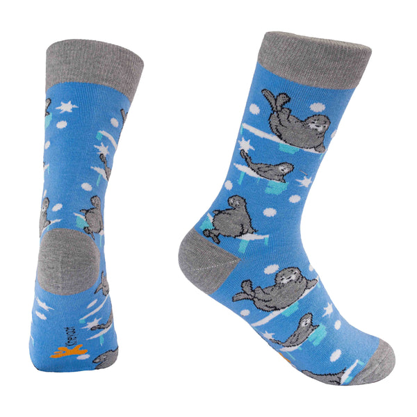 Kheyoot™ Free Size Socks seal  Print