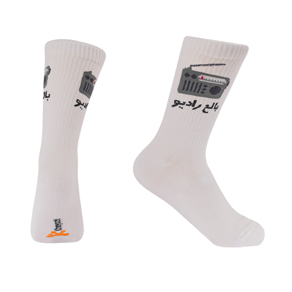 Kheyoot™ Free Size Socks Bala Radio Print