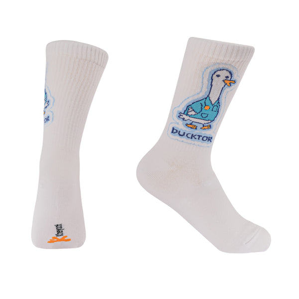 Kheyoot™ Free Size Socks Ducktor Print