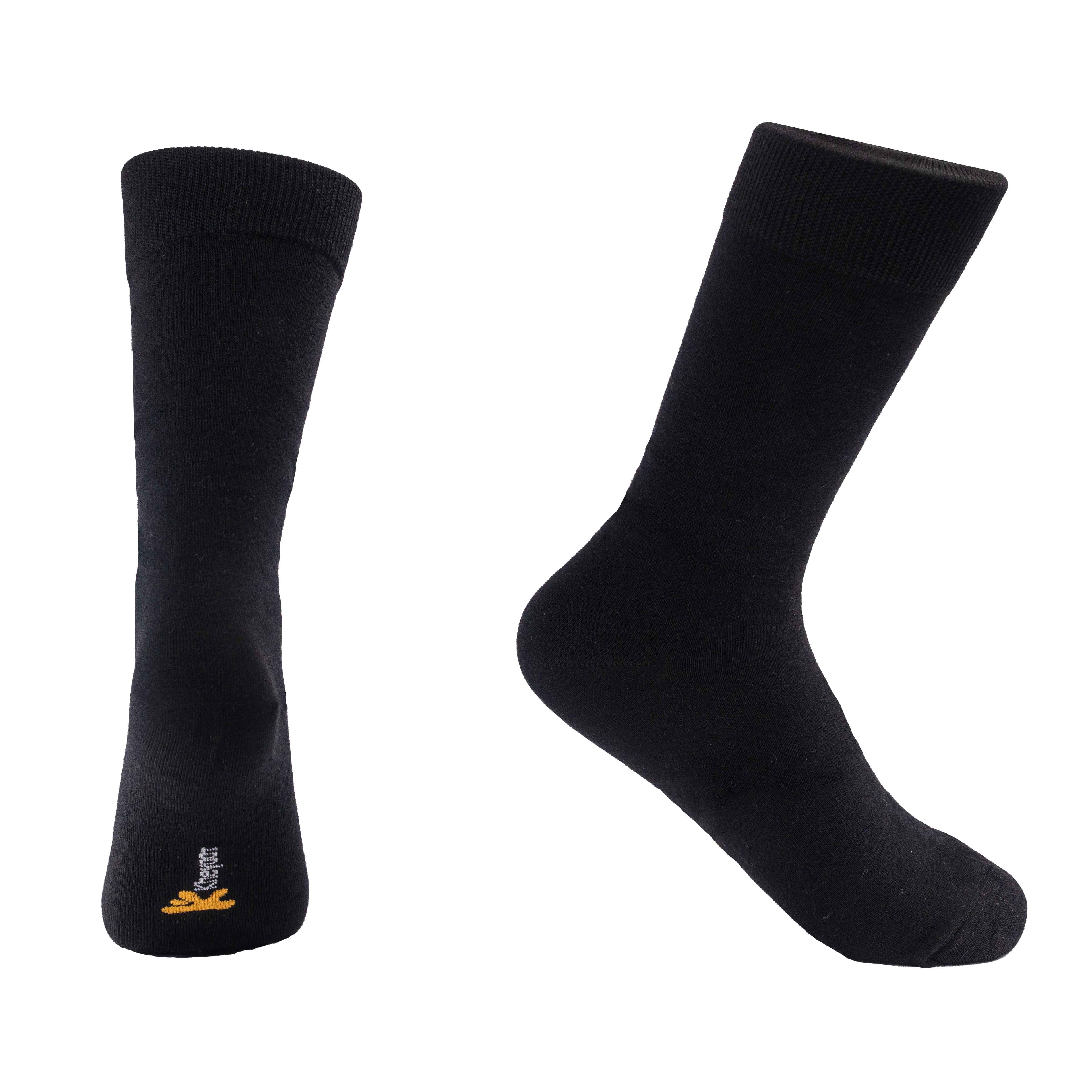 Kheyoot™ Men's Classic Solid Socks - Timeless Comfort