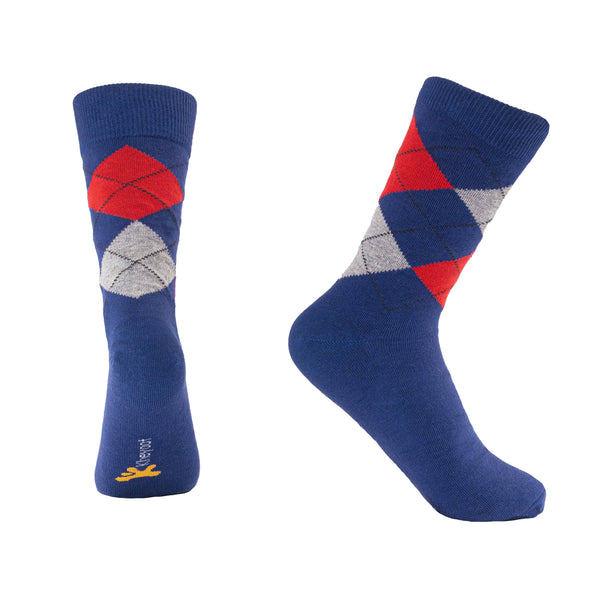 Kheyoot™ Men's Classic Argyle Dress Socks - Refined Style