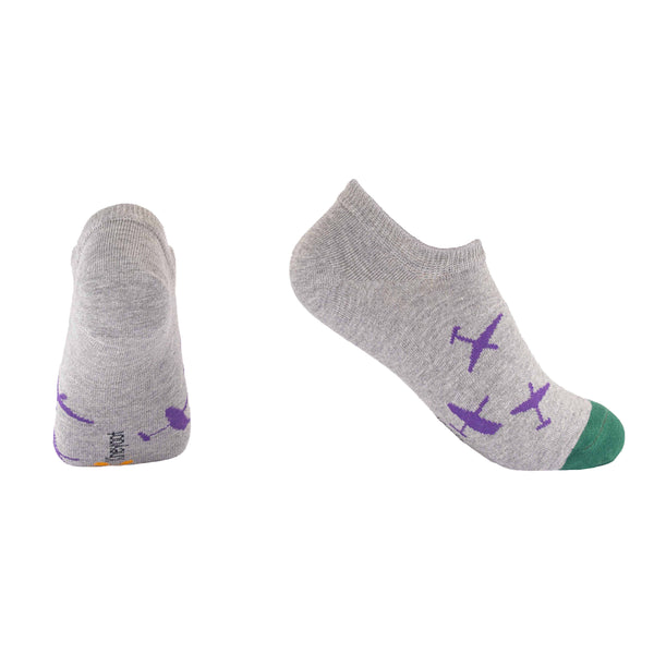 Kheyoot™ Men's Aviation-Themed Ankle Socks - Soar in Comfort