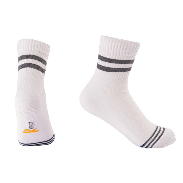 Kheyoot™ Men's Striped Half-Cushion Ankle Socks