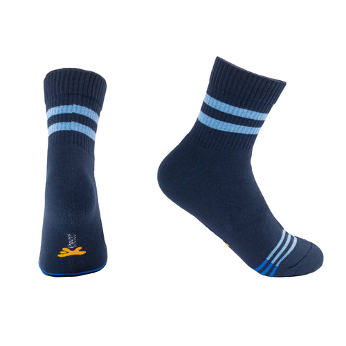 Kheyoot™ Men's Striped Half-Cushion Ankle Socks