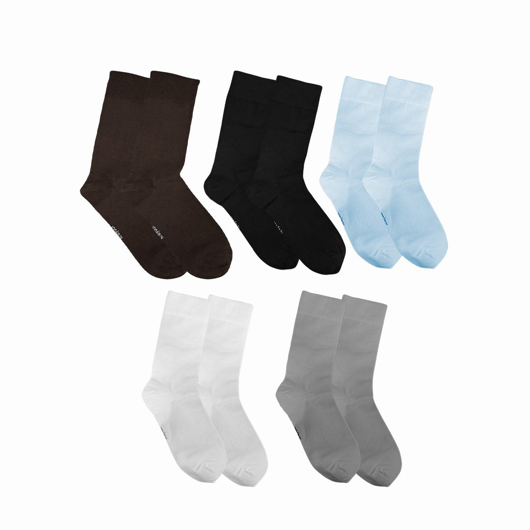 Kheyoot™ 10 Men classic multi colors Socks bundle