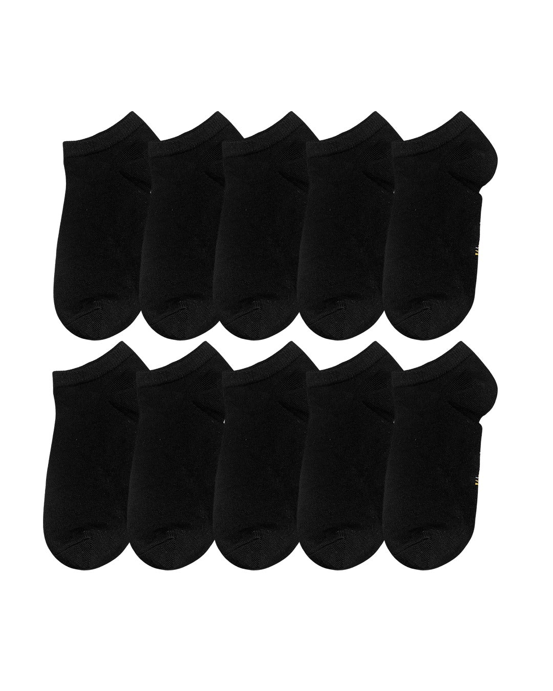 Kheyoot™ 10 Men black short Socks bundle