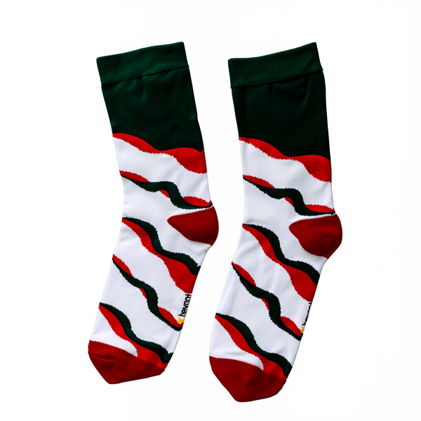 Kheyoot™ Fire Stripe Free-Size Socks