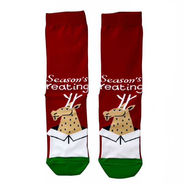 Kheyoot™ Colorful Christmas Reindeer Free-Size Socks