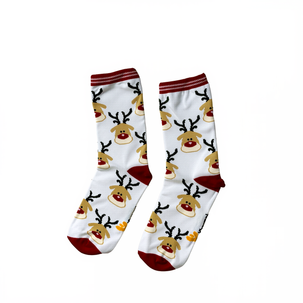 Kheyoot™ Christmas Reindeer Free-Size Kids Socks