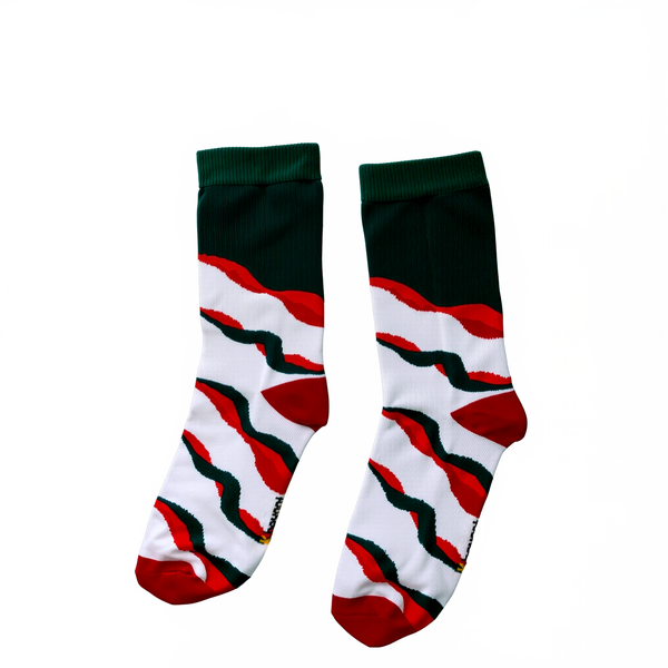 Kheyoot™ Fire Stripe Free-Size Kids Socks